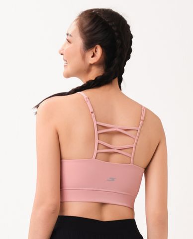 Vera & Co Pink Sporty Crop Tank image 2