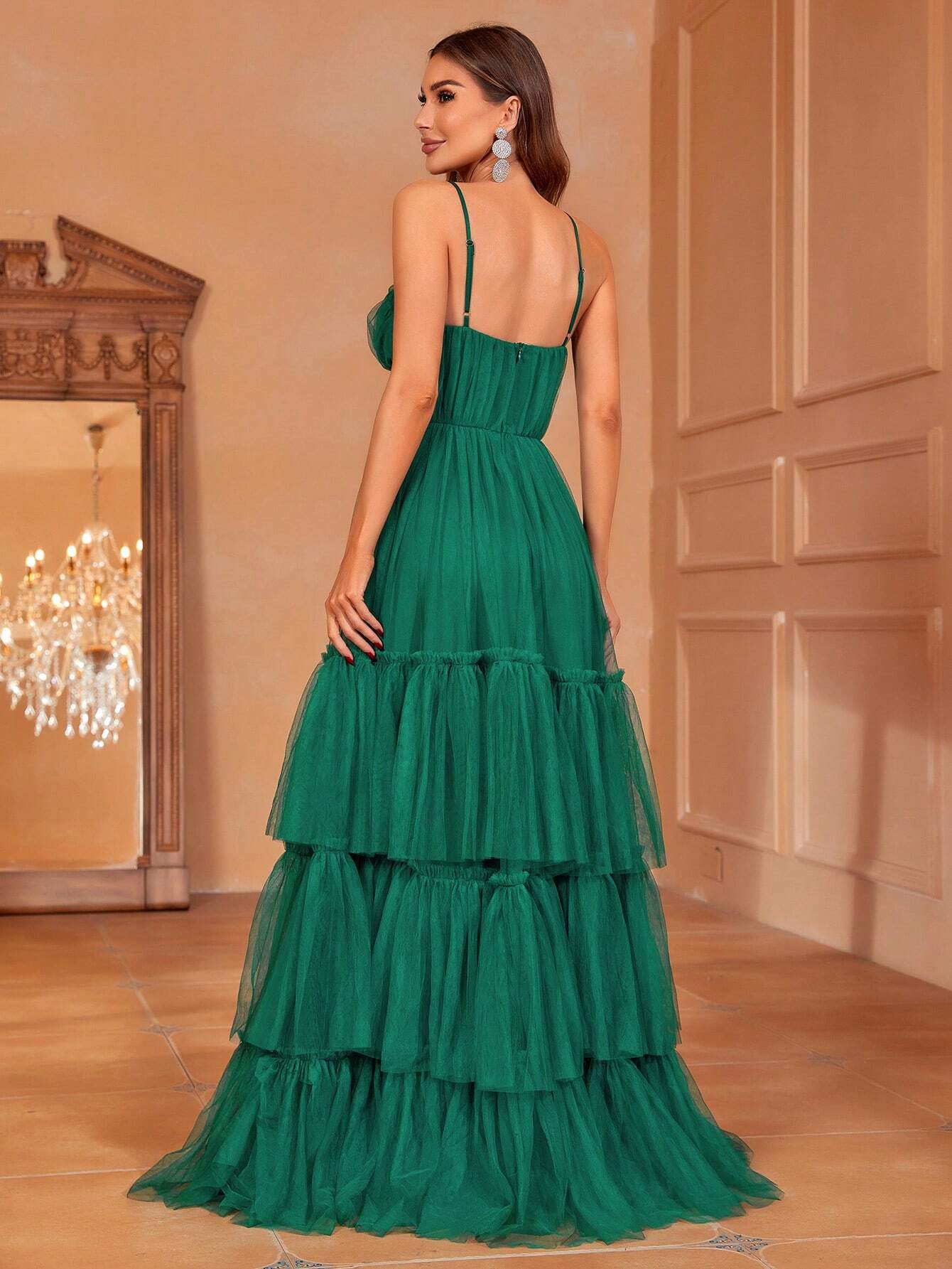 Flirty Ruffle Hem Party Dress