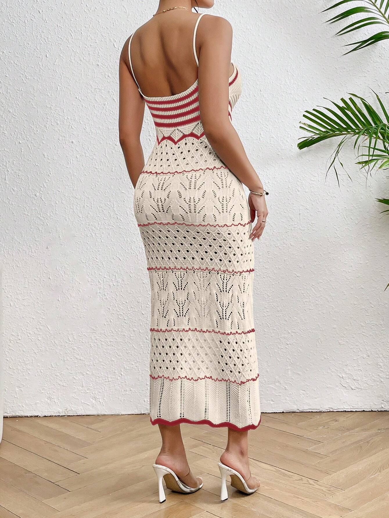 Cozy Chevron Cami Dress