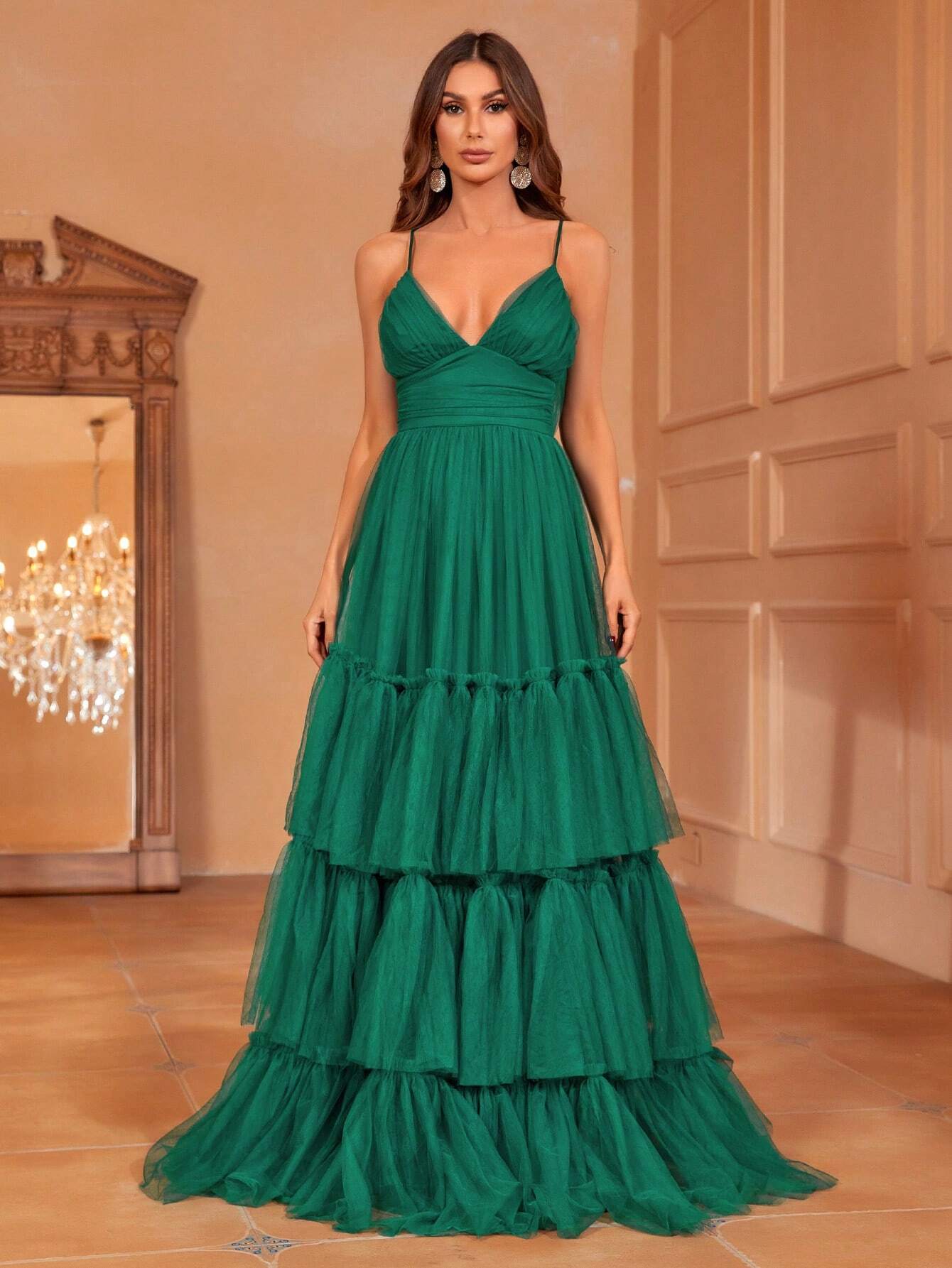 Flirty Ruffle Hem Party Dress