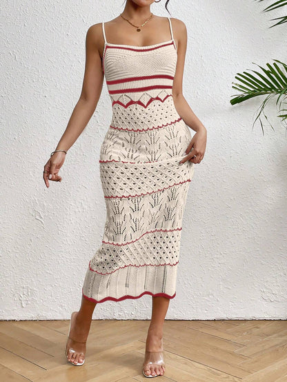 Cozy Chevron Cami Dress