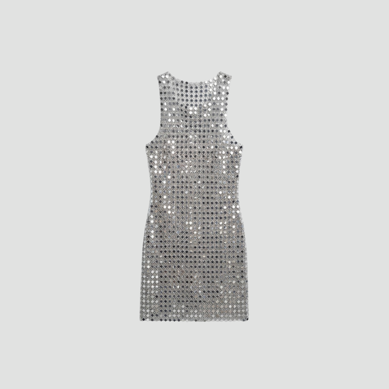 Metallic Sleeveless Bodycon Dress